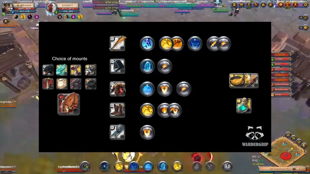 Screenshot from one of the guides